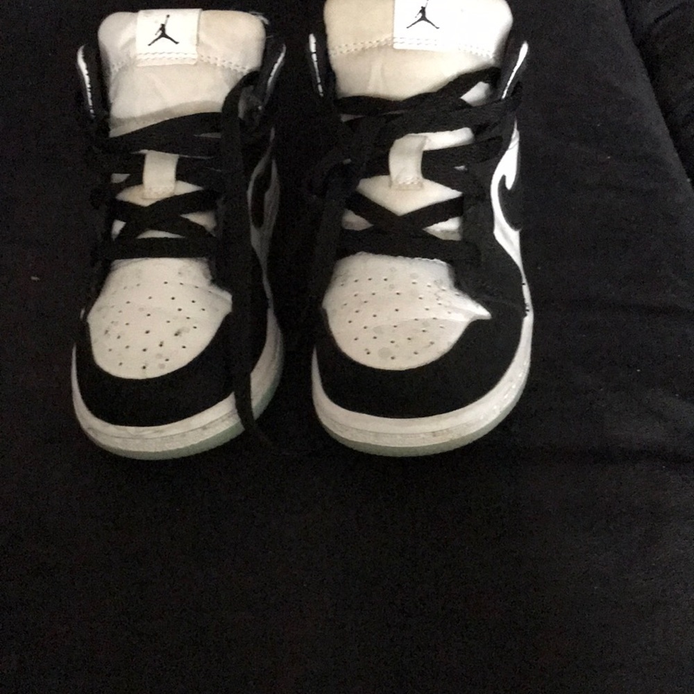Toddler Jordan 1 glow in the dark 7c